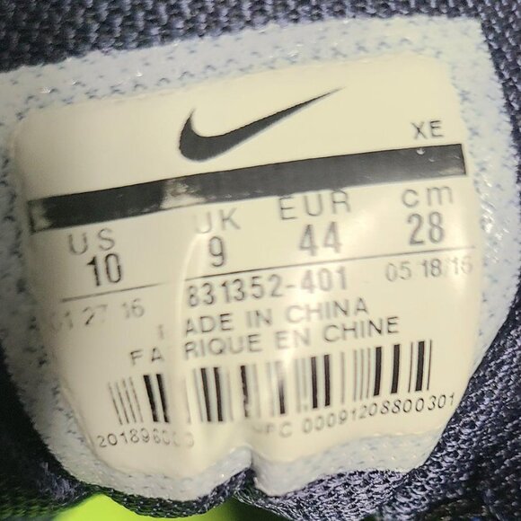 Nike Air Zoom Pegasus 33 Racer 831352-401 Men\'s Shoes Blue US 10 main image 7